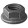 M8-1.25 HEX FLANGE NUT 17MM O.D.